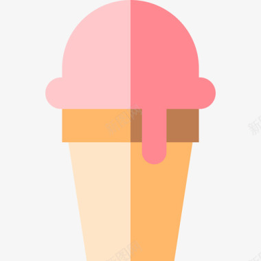 冰淇淋外卖7平的图标图标