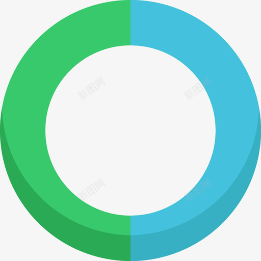 饼图信息图5扁平图标svg_新图网 https://ixintu.com 信息图5 扁平 饼图