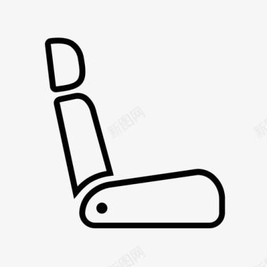 座椅长凳汽车图标图标