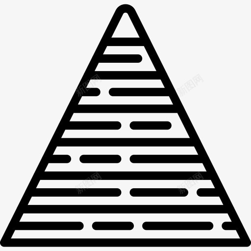 金字塔商业和金融40直线型图标svg_新图网 https://ixintu.com 商业和金融40 直线型 金字塔