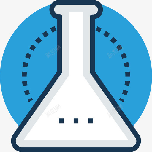 烧瓶科学技术9线性颜色图标svg_新图网 https://ixintu.com 烧瓶 科学技术9 线性颜色