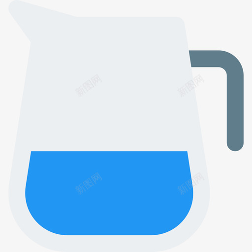 水壶饮料6平的图标svg_新图网 https://ixintu.com 平的 水壶 饮料6