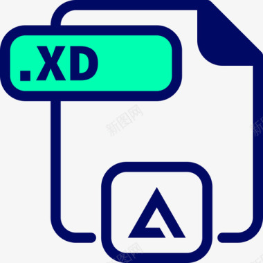 Xd文件24绿色阴影图标图标