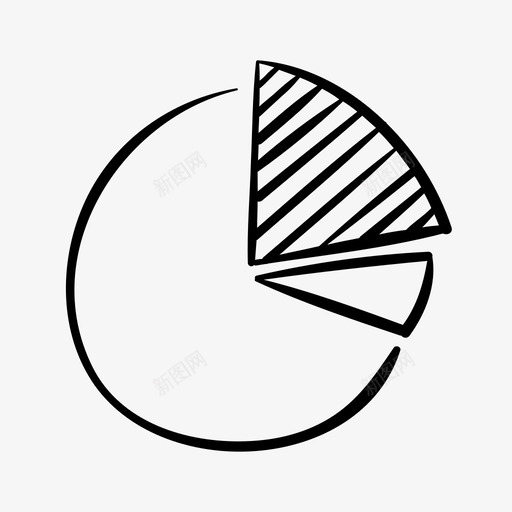 饼图数据财务图标svg_新图网 https://ixintu.com 信息图 图表 报告 数据 统计 财务 饼图