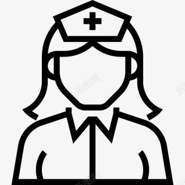 护士药房直系亲属图标图标