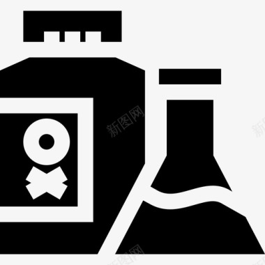 烧瓶化学14装满图标图标