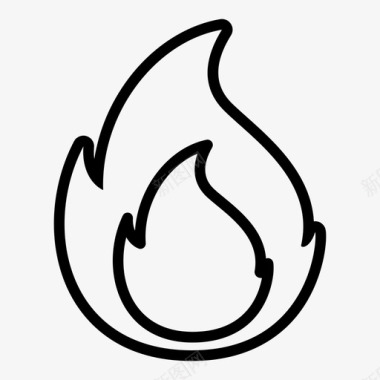 火气热图标图标