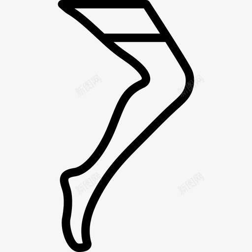 袜子女鞋3直线型图标svg_新图网 https://ixintu.com 女鞋3 直线型 袜子