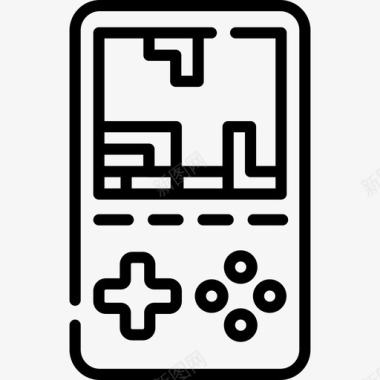 Gameboy游戏29线性图标图标