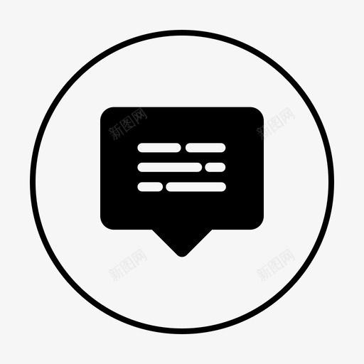 聊天支持通信对话图标svg_新图网 https://ixintu.com 客户支持 对话 消息 聊天支持 聊天支持圈 通信