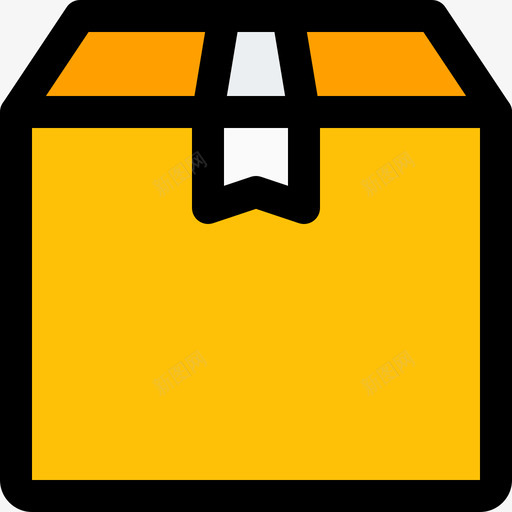 送货箱购物79线性颜色图标svg_新图网 https://ixintu.com 线性颜色 购物79 送货箱