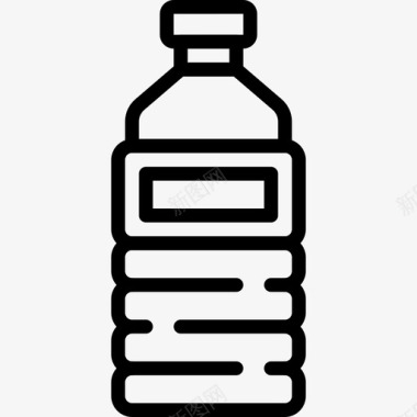 水瓶食品79线性图标图标
