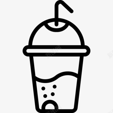 软饮料食品和饮料20线性图标图标