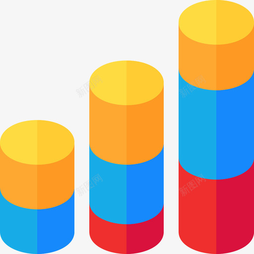 条形图信息图元素4平面图图标svg_新图网 https://ixintu.com 信息图元素4 平面图 条形图