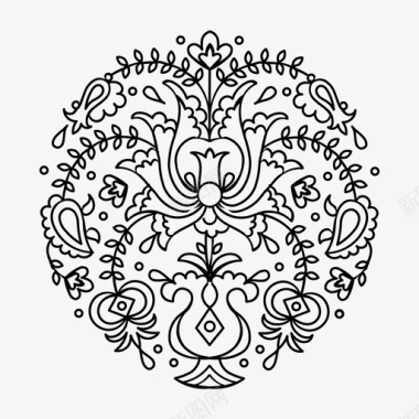 鞑靼饰品图案哈萨克语图标图标