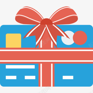 礼品卡购物和电子商务扁平图标图标