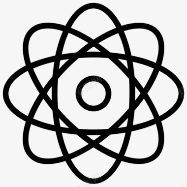 原子原子科学原子系统图标图标