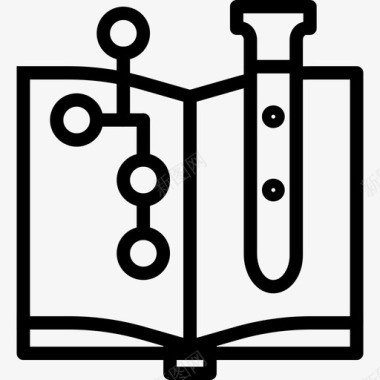 化学科学35线性图标图标