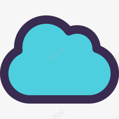 云天气101线颜色蓝色图标图标