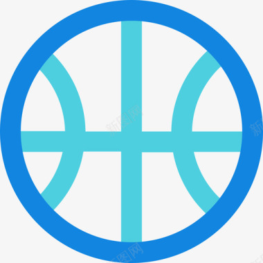 篮球教育83直线蓝图标图标