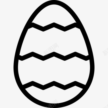 复活节彩蛋复活节29直纹图标图标