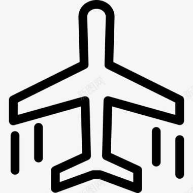 24号机场直飞飞机图标图标