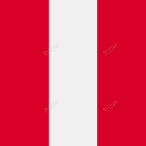秘鲁方形国家简单的旗帜图标svg_新图网 https://ixintu.com 方形国家简单的旗帜 秘鲁