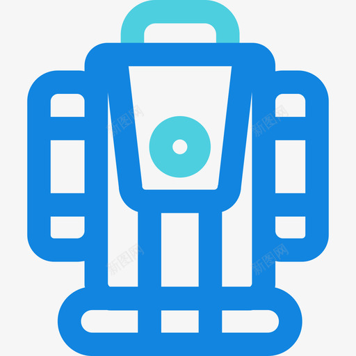 背包旅行90直线蓝色图标svg_新图网 https://ixintu.com 旅行90 直线蓝色 背包