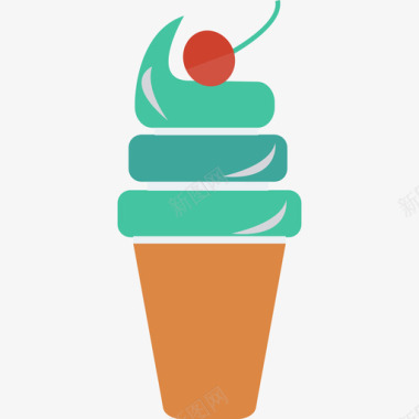 冰淇淋食品饮料3无糖图标图标