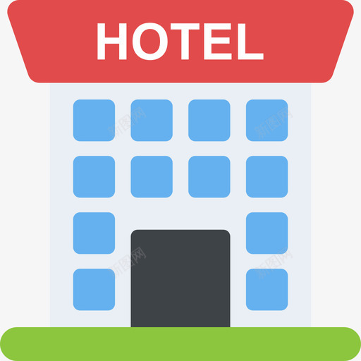 酒店旅游和场所2公寓图标svg_新图网 https://ixintu.com 公寓 旅游和场所2 酒店