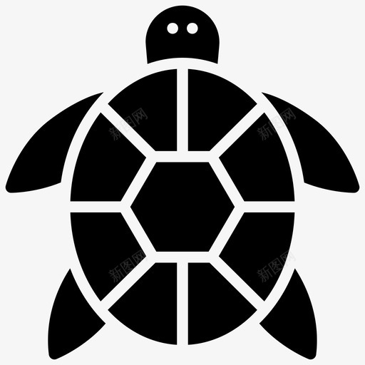 海龟海洋动物乌龟图标svg_新图网 https://ixintu.com 乌龟 普吉岛海龟 泰国象形文字图标 海洋动物 海龟