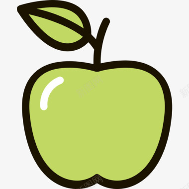 苹果园艺22线性颜色图标图标