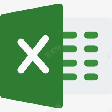 Excel徽标502扁平图标图标