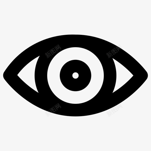 眼睛医学视网膜图标svg_新图网 https://ixintu.com 医学 医学厚度 眼睛 视力 视网膜 视野