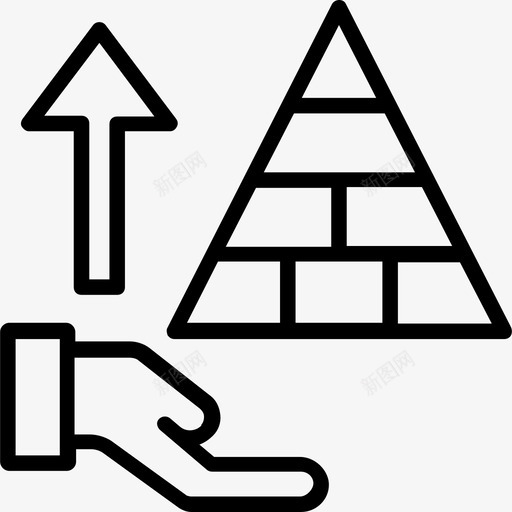 金字塔图商业和金融31浅圆形图标svg_新图网 https://ixintu.com 商业和金融31 浅圆形 金字塔图