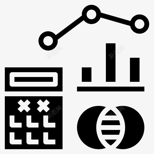 数学书籍计算器图标svg_新图网 https://ixintu.com 书籍 数字 数学 计算器 遗传学和生物工程