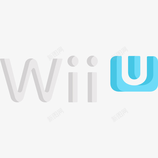 WiiU视频游戏徽标扁平图标svg_新图网 https://ixintu.com WiiU 扁平 视频游戏徽标