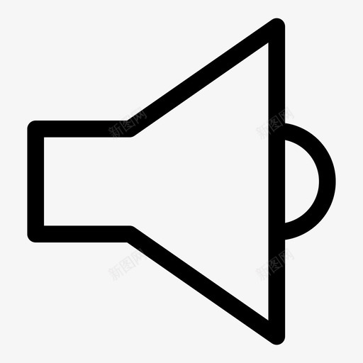 音量扬声器音量关图标svg_新图网 https://ixintu.com 扬声器 扬声器音量 音量 音量关 音量声音