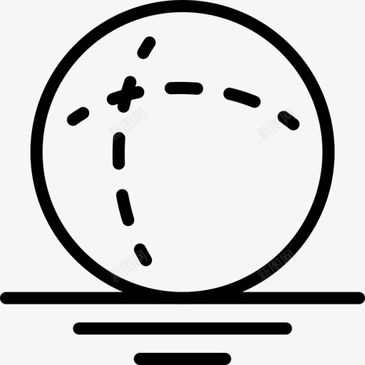 圆形状工具创建图标svg_新图网 https://ixintu.com Pretycons设计卷2轮廓 创建 圆形状工具 插图 绘制 绘画 设计