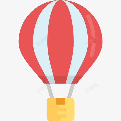 热气球购物和商业21扁平图标svg_新图网 https://ixintu.com 扁平 热气球 购物和商业21