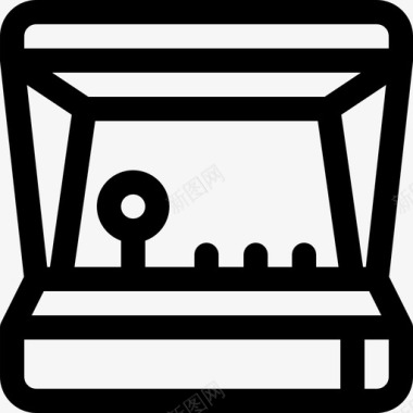 线性游戏21街机图标图标