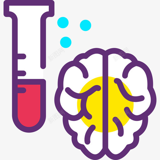 大脑科学37魔法图标svg_新图网 https://ixintu.com 大脑 科学37 魔法