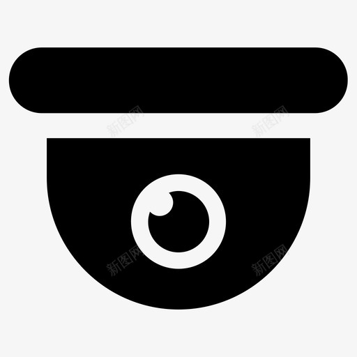 监控摄像头闭路电视图标svg_新图网 https://ixintu.com 保安 摄像头 监控 网络摄像头 视频监控 闭路电视