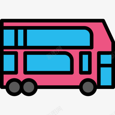 81路公交车线路颜色图标图标