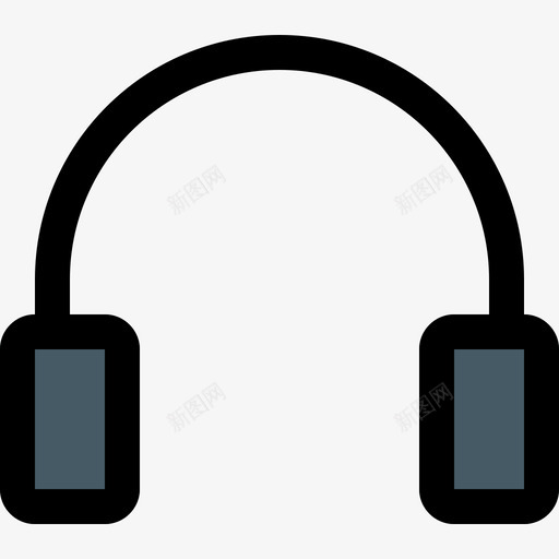 耳机音乐41线性颜色图标svg_新图网 https://ixintu.com 线性颜色 耳机 音乐41