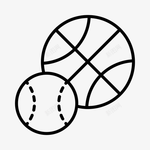 球类运动体育运动图标svg_新图网 https://ixintu.com 体育运动 球类运动