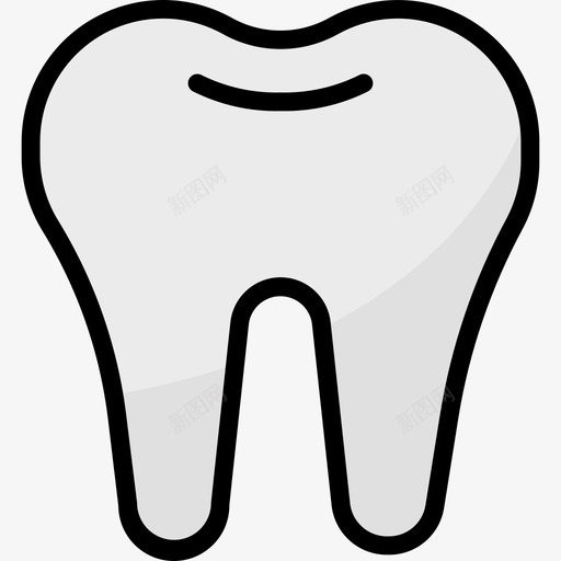 牙齿医学78线颜色图标svg_新图网 https://ixintu.com 医学78 牙齿 线颜色