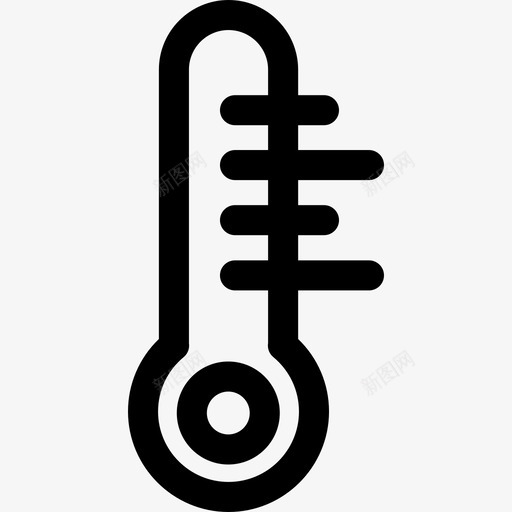 温度计家庭自动化10线性图标svg_新图网 https://ixintu.com 家庭自动化10 温度计 线性