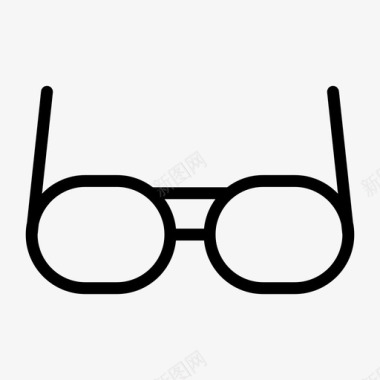 眼镜眼睛太阳镜图标图标