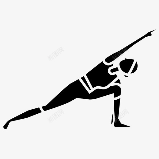 瑜伽姿势体式健身图标svg_新图网 https://ixintu.com 体式 健身 瑜伽姿势